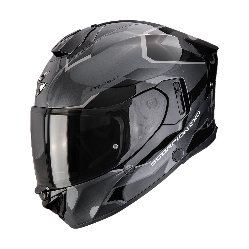 CASCO SCORPION EXO-530 AIR CLIP NEGRO / GRIS Imagen principal del producto
