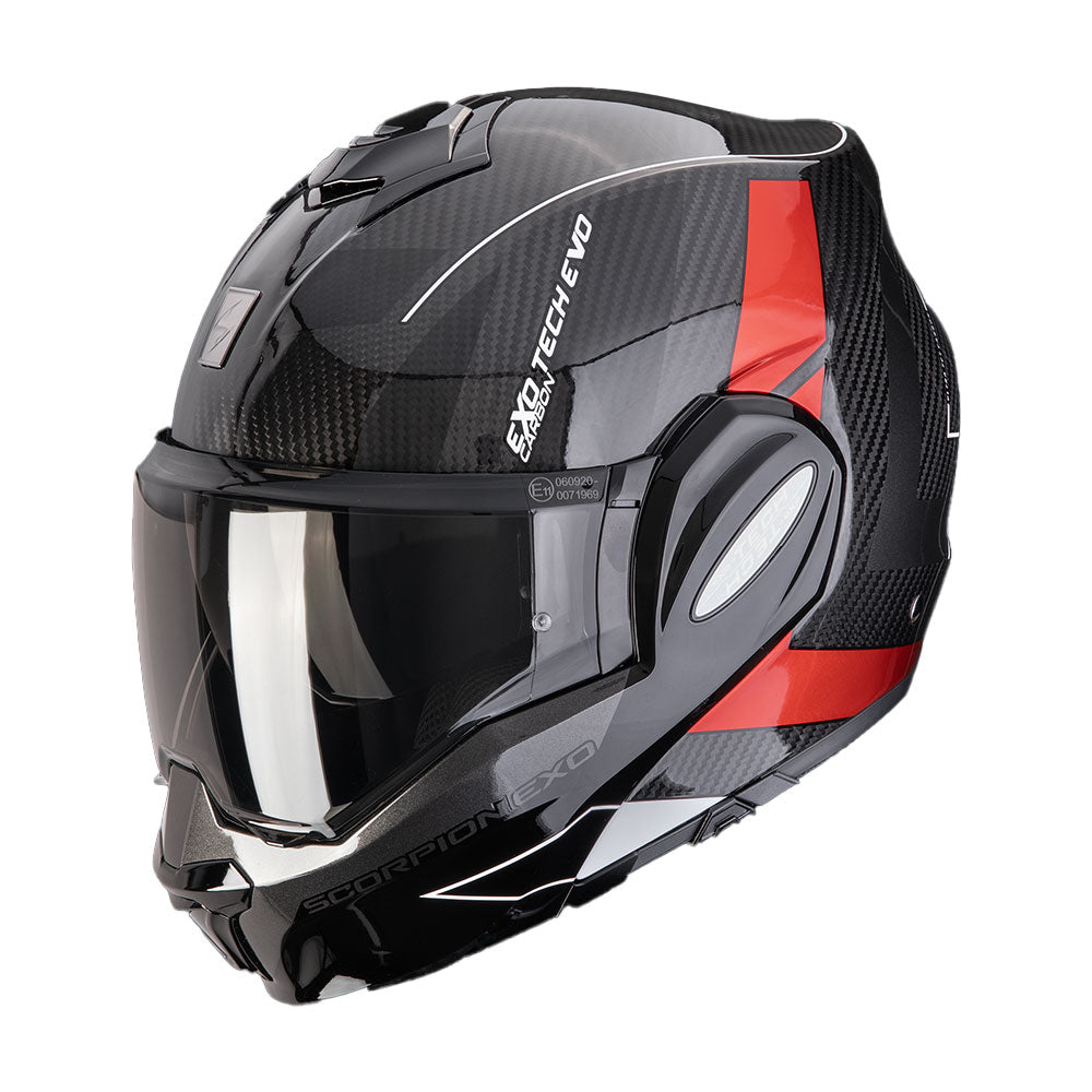 CASCO SCORPION EXO-TECH EVO CARBON CAD NEGRO-ROJO Imagen principal del producto