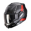 CASCO SCORPION EXO-TECH EVO CARBON CAD NEGRO-ROJO