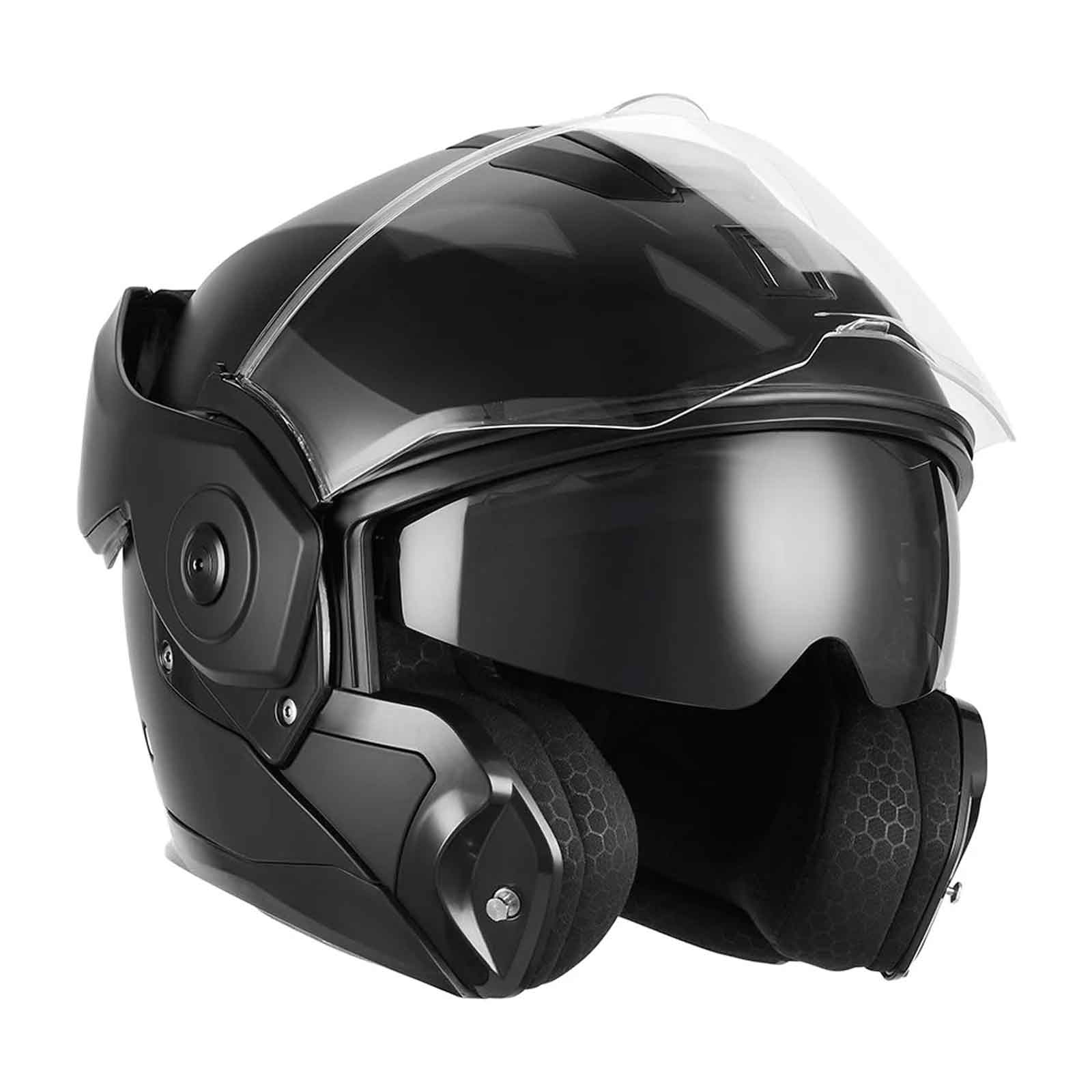 Casco Abatible NOX Premium Spinner Negro Mate Imagen principal del producto