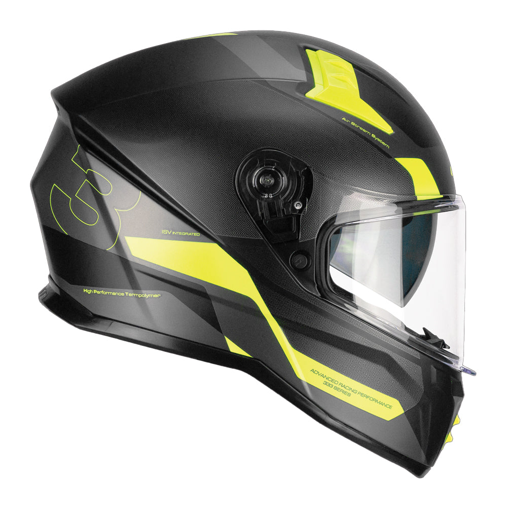 Nero Giallo fluo opaco 333G