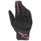 Guantes Copper Negro fucsia