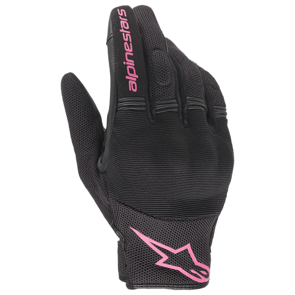Guantes Copper Negro fucsia