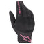 Guantes Copper Negro fucsia