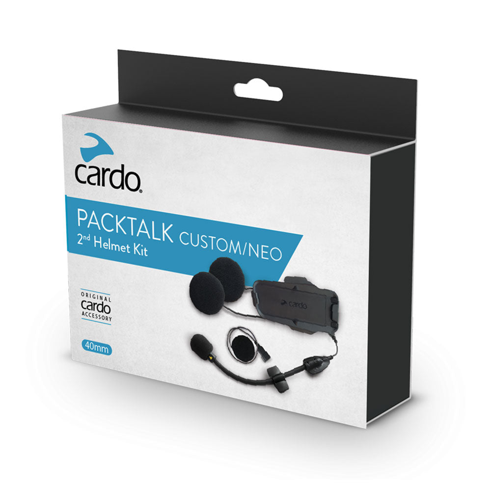 Kit de audio HD para intercomunicadores de moto Cardo Packtalk NEO / CUSTOM para segundo casco Imagen principal del producto