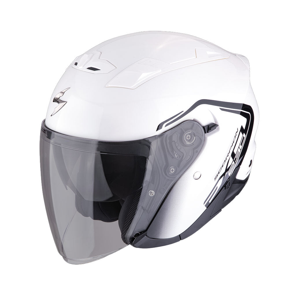 CASCO SCORPION EXO-230 CiT-E BLANCO-NEGRO