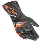 Guantes Alpinestars SP-8 V3 Negros y Rojos Fluorescentes