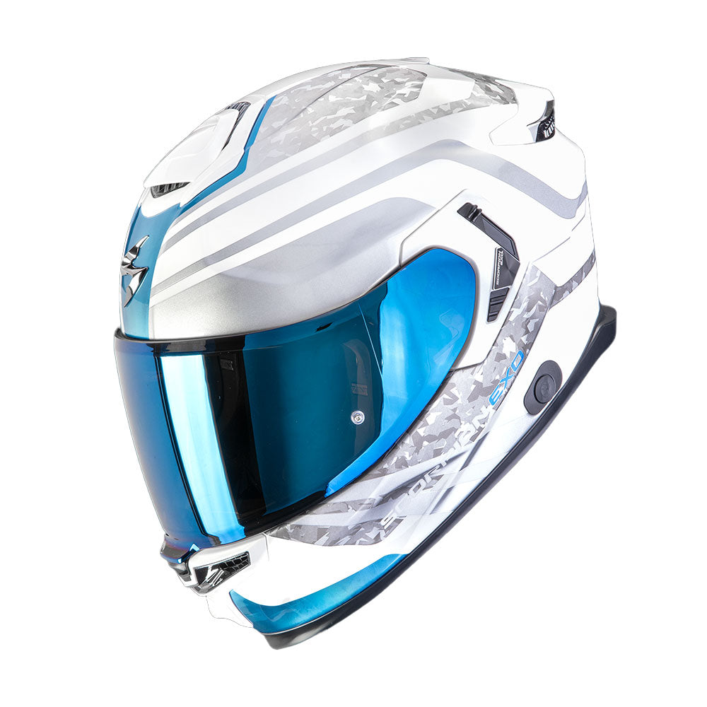 CASCO SCORPION EXO-GT SP AIR ARTEN BLANCO / AZUL Imagen principal del producto