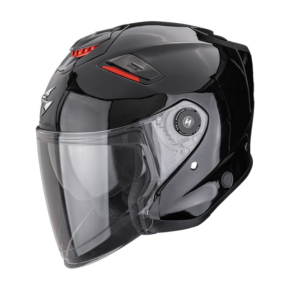 CASCO SCORPION EXO-GT JET SOLID NEGRO METÁLICO Imagen principal del producto