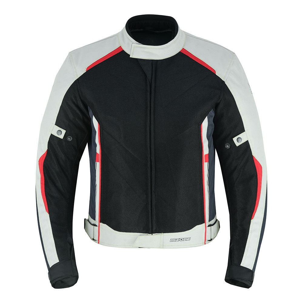 CHAQUETA DE MOTO TEXTILE MZONE ASHTON TRI-COLOR SUMMER