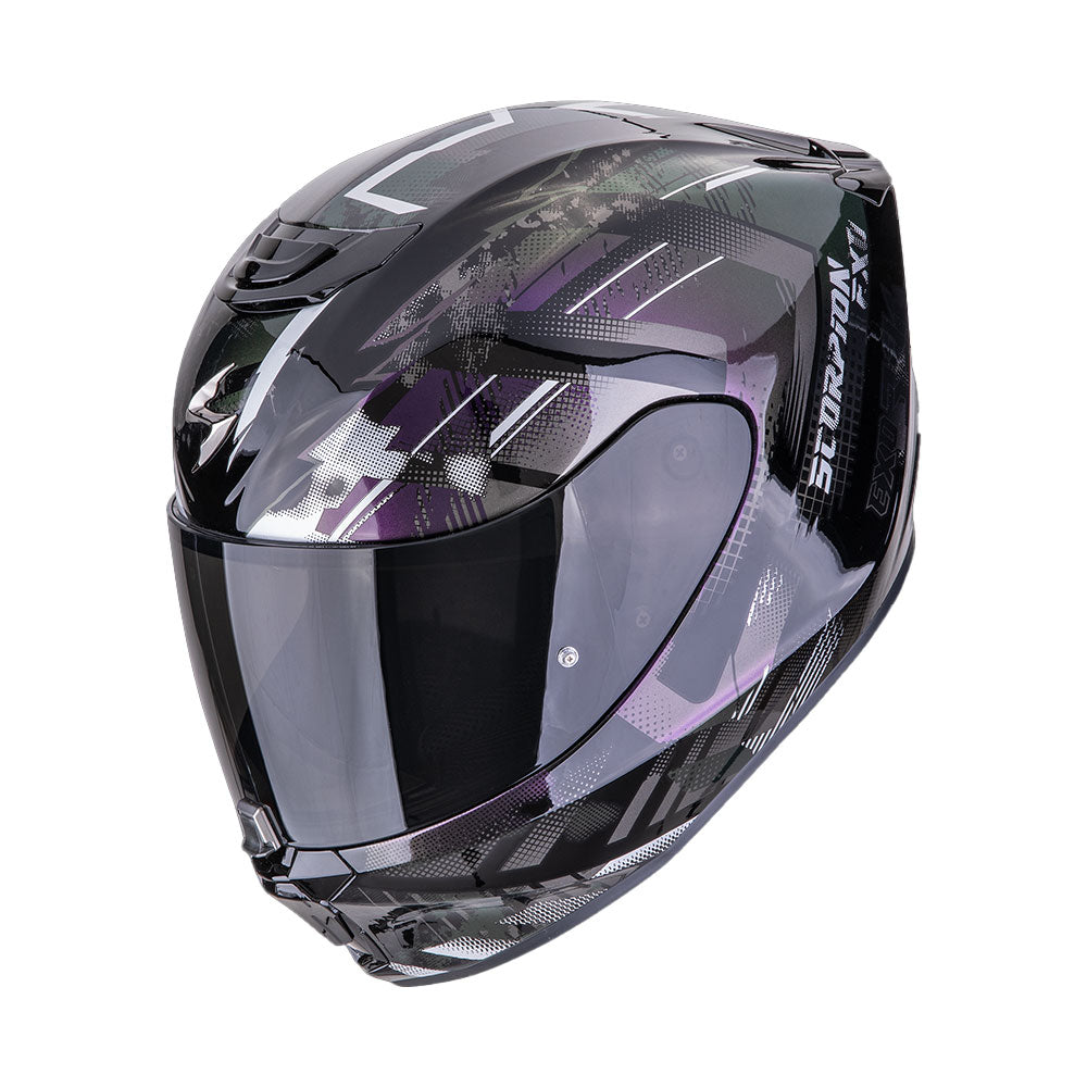CASCO SCORPION EXO-391 CLUTTER NEGRO / CHAMELEON Imagen principal del producto