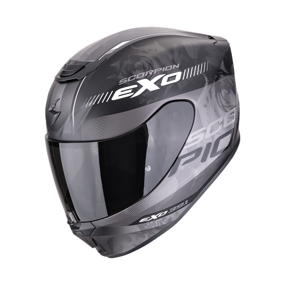 CASCO SCORPION EXO-391 AVA NEGRO / SILVER Imagen principal del producto