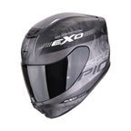 CASCO SCORPION EXO-391 AVA NEGRO / SILVER
