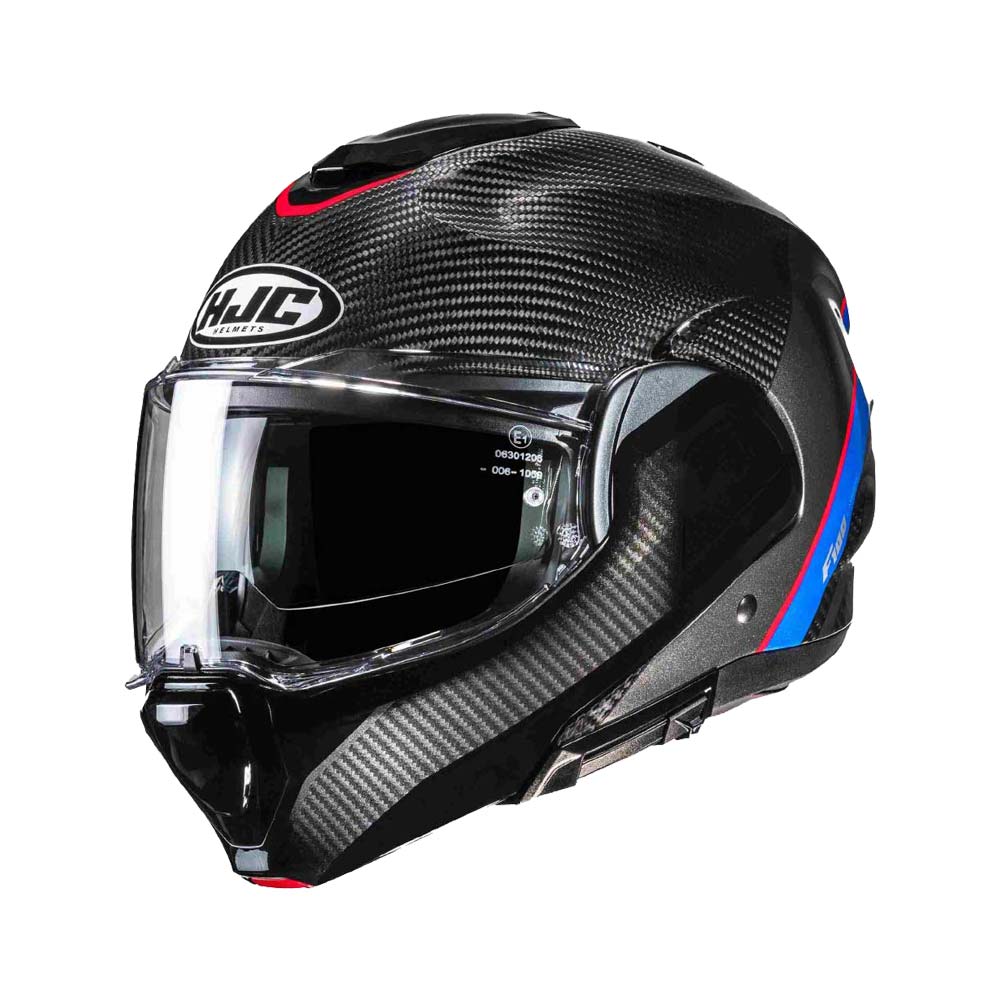HJC CASCO F100 CARBON STAN MODULARES MC21