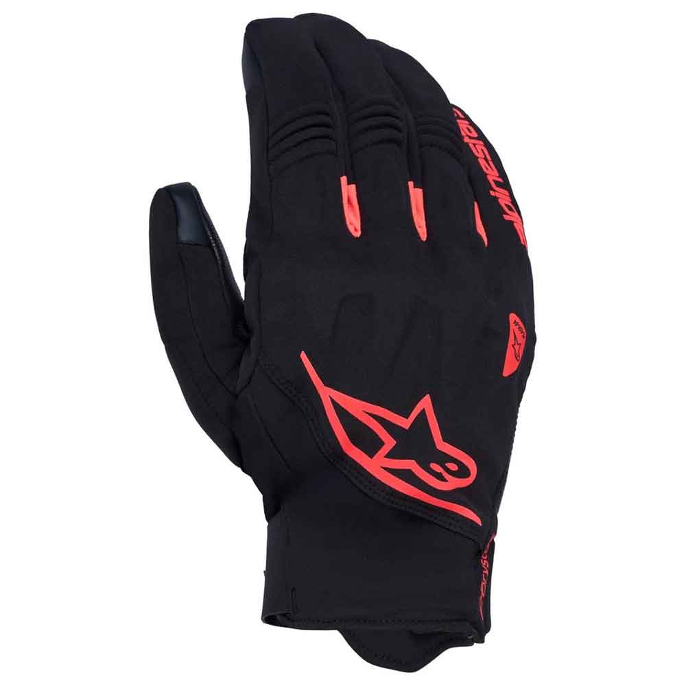 Guantes Alpinestars Faster V3 Plasma Drystar Negros y Rojos