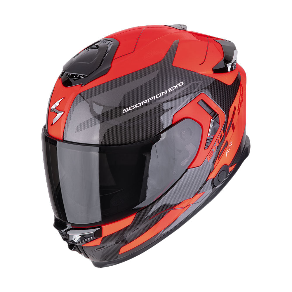 CASCO SCORPION EXO-GT SP AIR FLEX NEGRO / NEON ROJO Imagen principal del producto