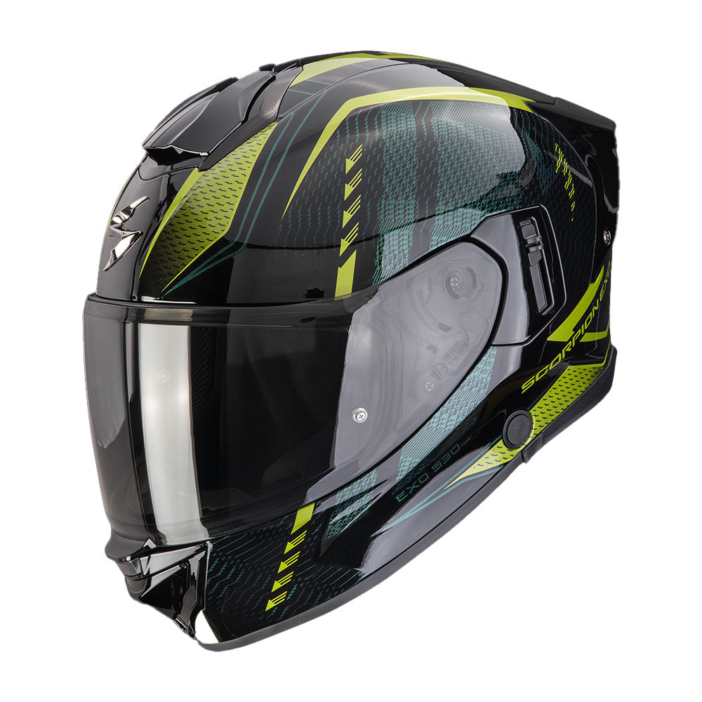 CASCO SCORPION EXO-530 AIR THERAS NEGRO / VERDE Imagen principal del producto