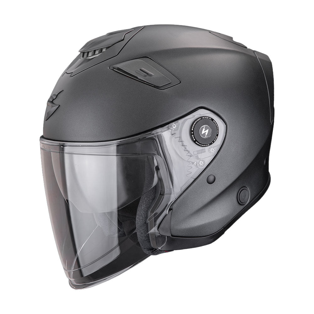 CASCO SCORPION EXO-GT JET SOLID NEGRO PERLA MATE