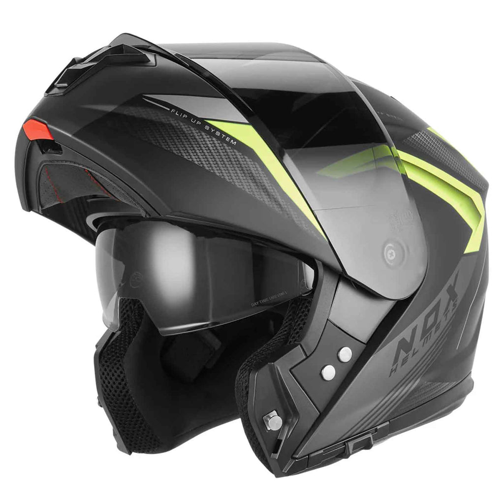Casco Modular NOX N968 Shift  Neg / Flou