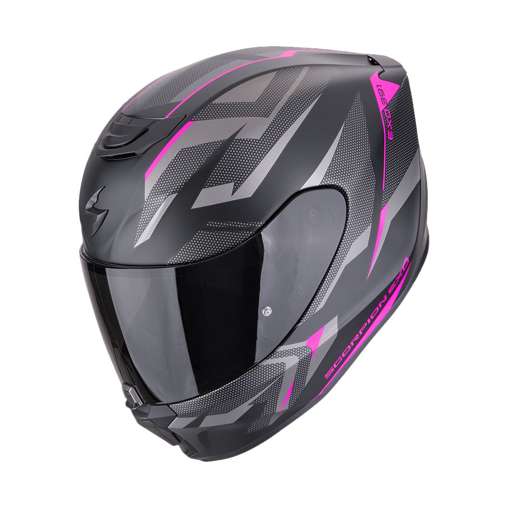 CASCO SCORPION EXO-391 AAXO NEGRO / PINK