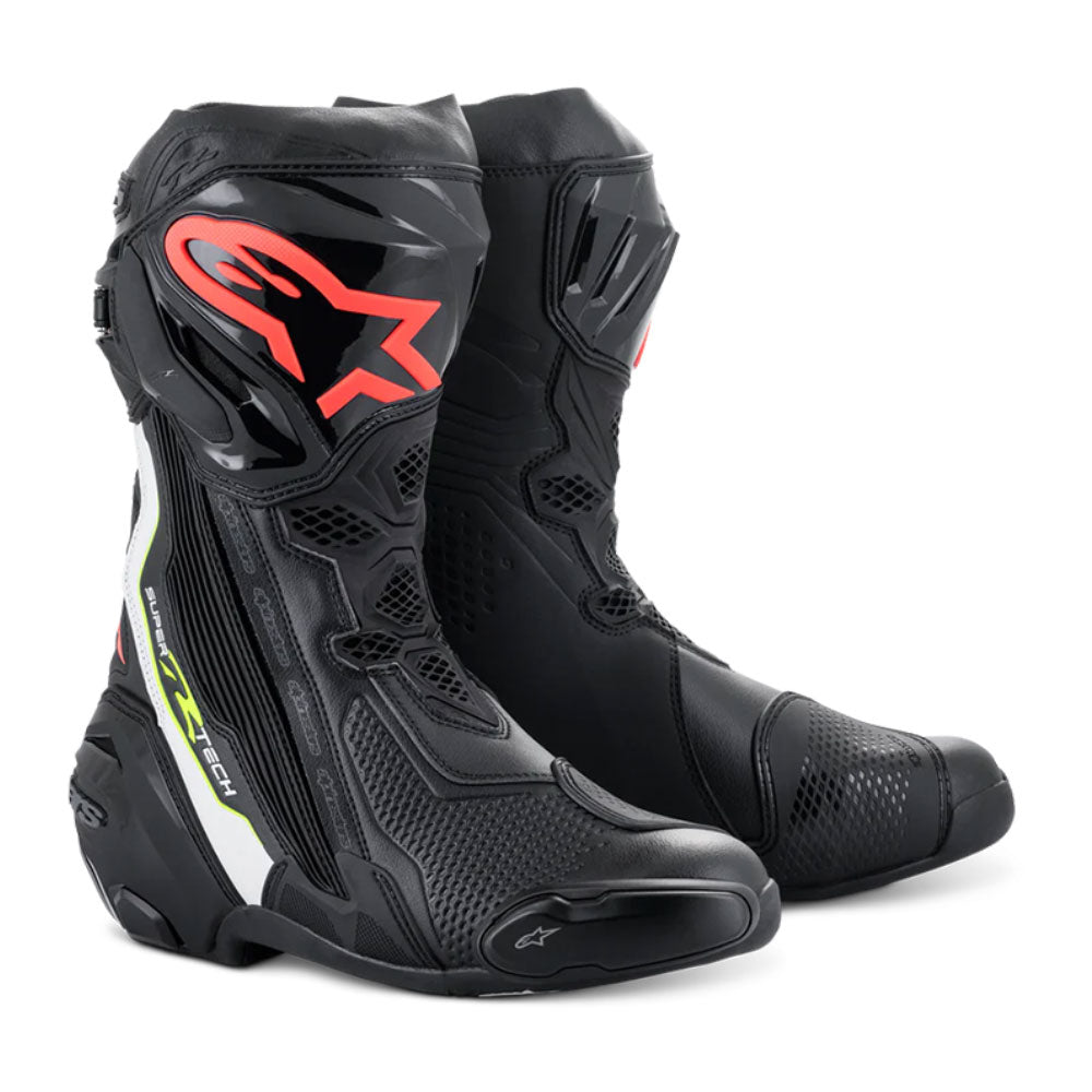 Botas Supertech R Negro Blanco Rojo Gripe Amarillo Gripe Imagen principal del producto