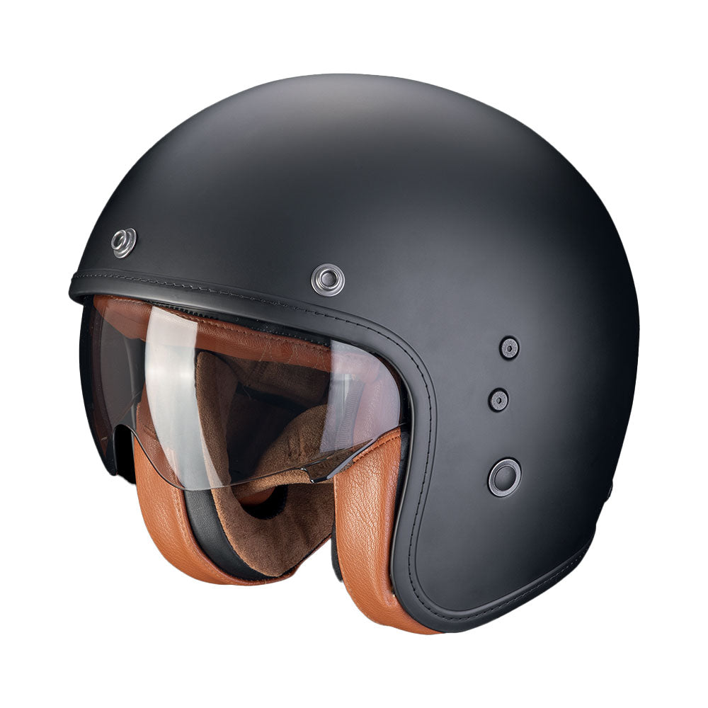 CASCO SCORPION BELFAST EVO LUXE NEGRO MATE Imagen principal del producto