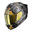 CASCO SCORPION EXO-1500 AIR APUS NEGRO / GRIS / DORADO