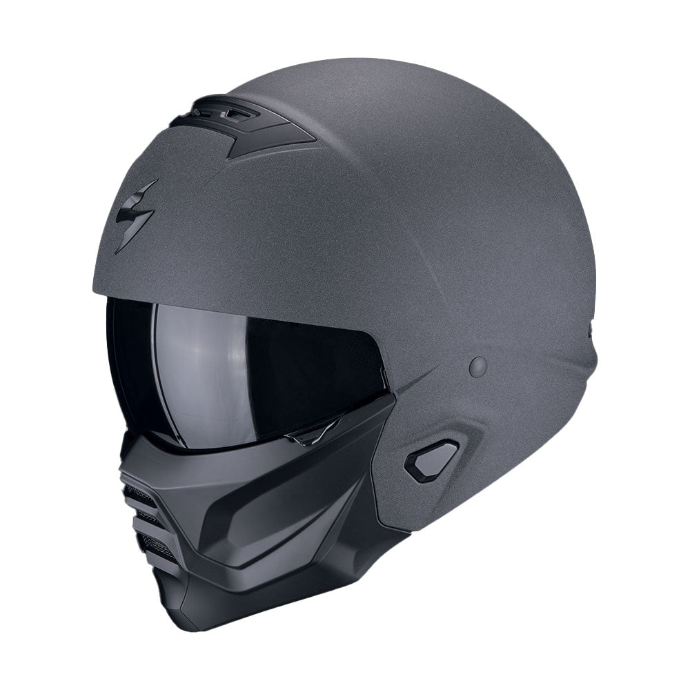 CASCO SCORPION EXO-COMBAT II SOLID GRÁFITO GRIS OSCURO