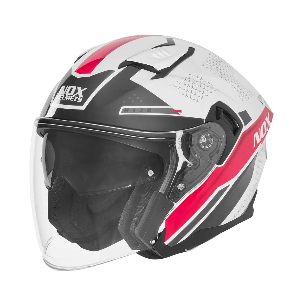 Casco Jet NOX N130 Ekto Blanco/Rosa Imagen principal del producto