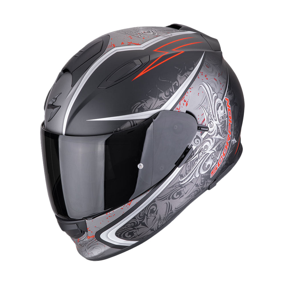 CASCO SCORPION EXO-491 RUN NEGRO / ROJO Imagen principal del producto