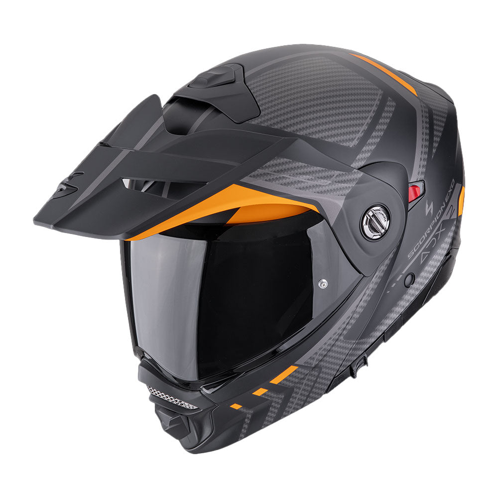 CASCO SCORPION ADX-2 LEWIS Negro mate-Naranja Imagen principal del producto