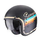 CASCO SCORPION BELFAST EVO ADONIS NEGRO MATE - BEIGE