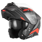 Casco Modular NOX N967 Conquer  Rojo / Negro