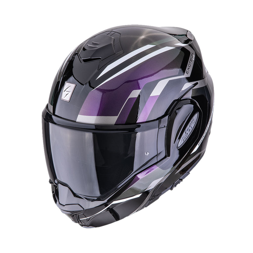 CASCO SCORPION EXO-TECH EVO FURIO CAMALEÓN NEGRO Imagen principal del producto