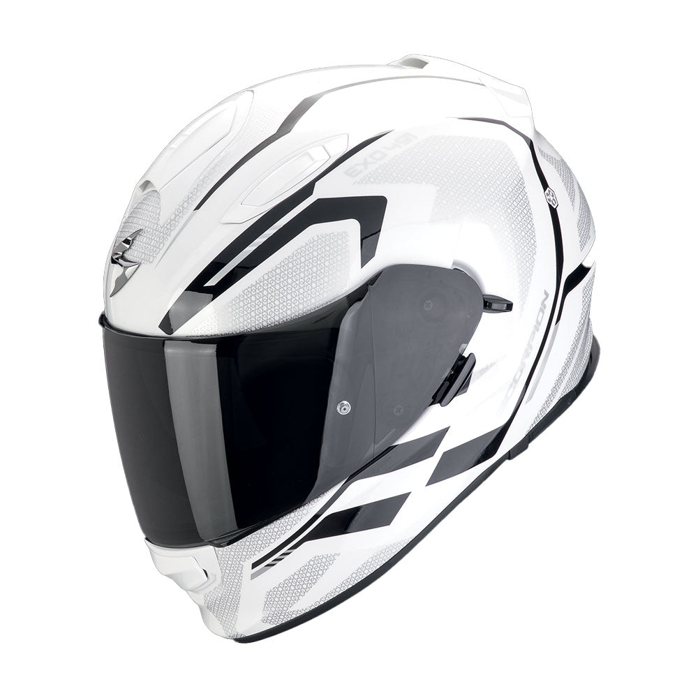 CASCO SCORPION EXO-491 KRIPTA BLANCO / NEGRO Imagen principal del producto