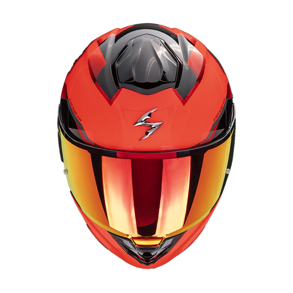CASCO SCORPION EXO-530 AIR CLIP ROJO / NEGRO