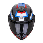 CASCO SCORPION EXO-TECH EVO CARBON COSY NEGRO-AZUL-ROJO