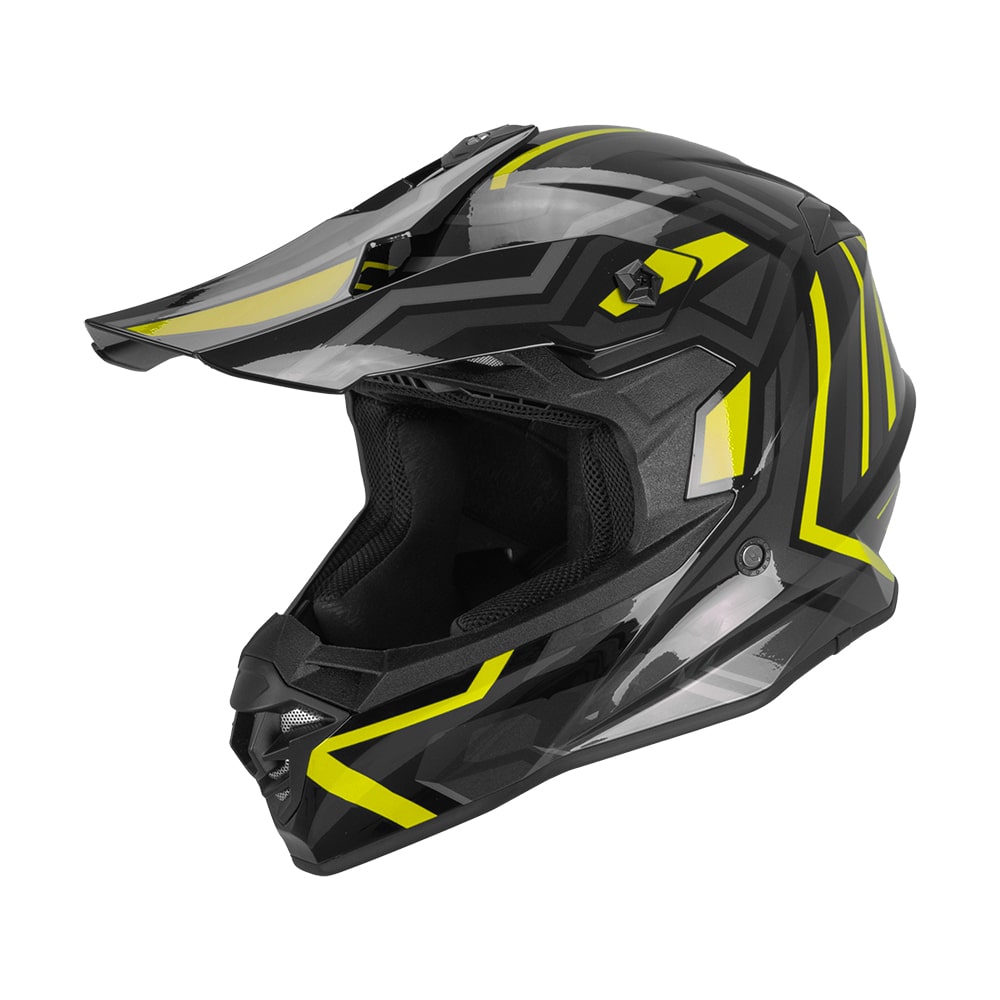 Casco CGM 367G Motocross Negro Flou Imagen secundaria del producto