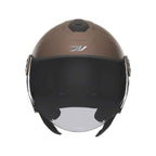 Casco jet NOX N182,  Bronce Mate