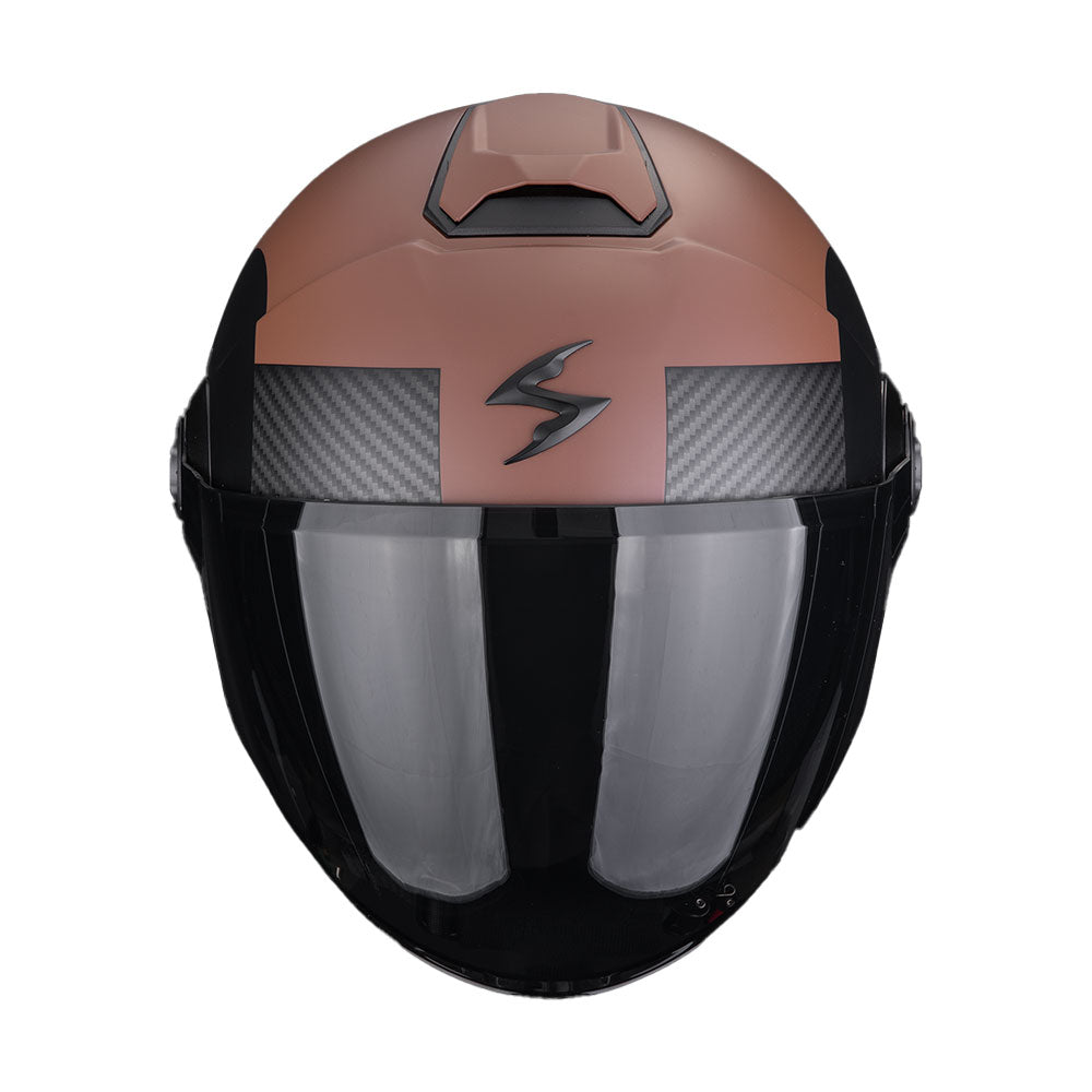 CASCO SCORPION EXO-CITY II SHEER MARRÓN MATE-NEGRO