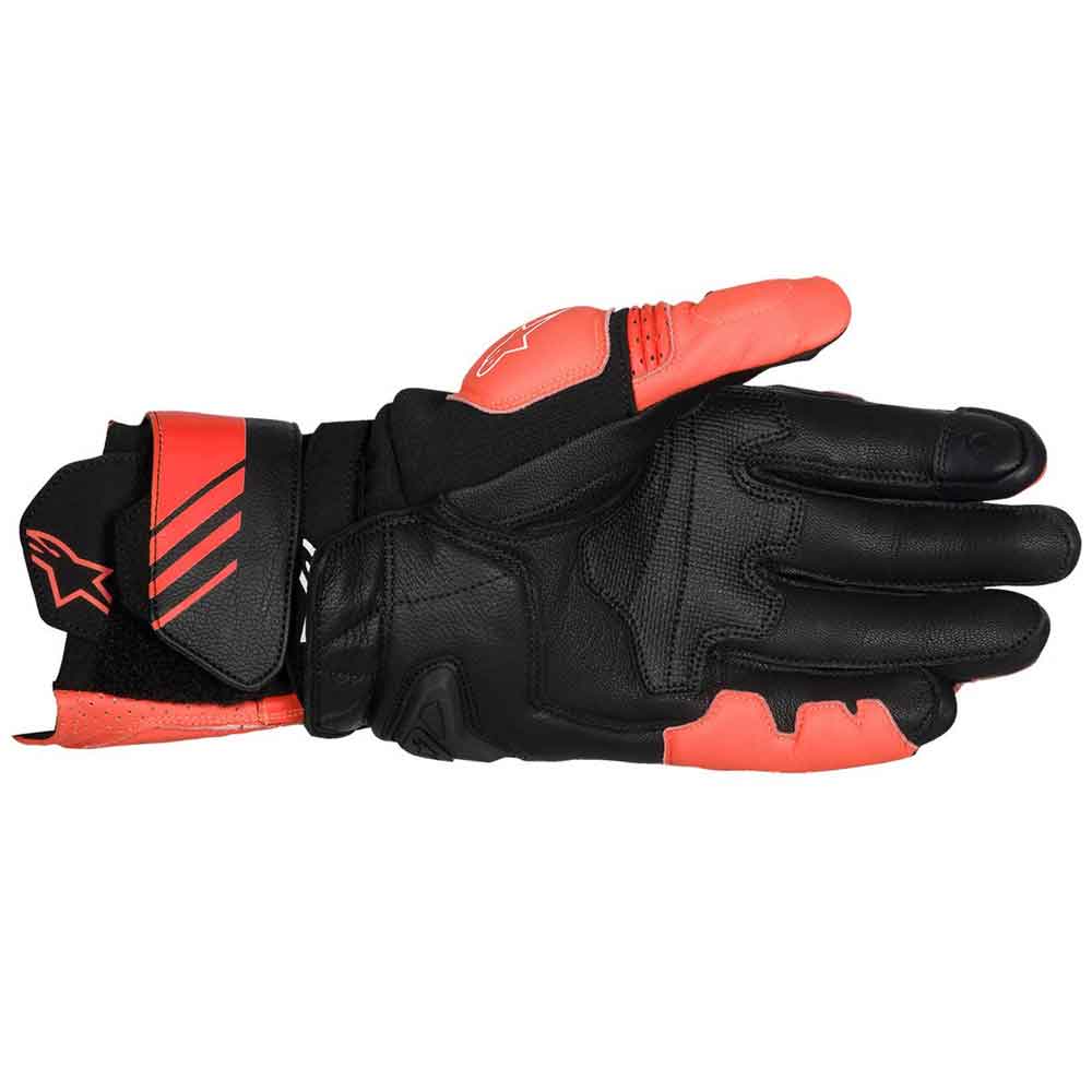 Guantes Alpinestars GP Plus R V3 Rojos, Rojo Fluorescente y Negros