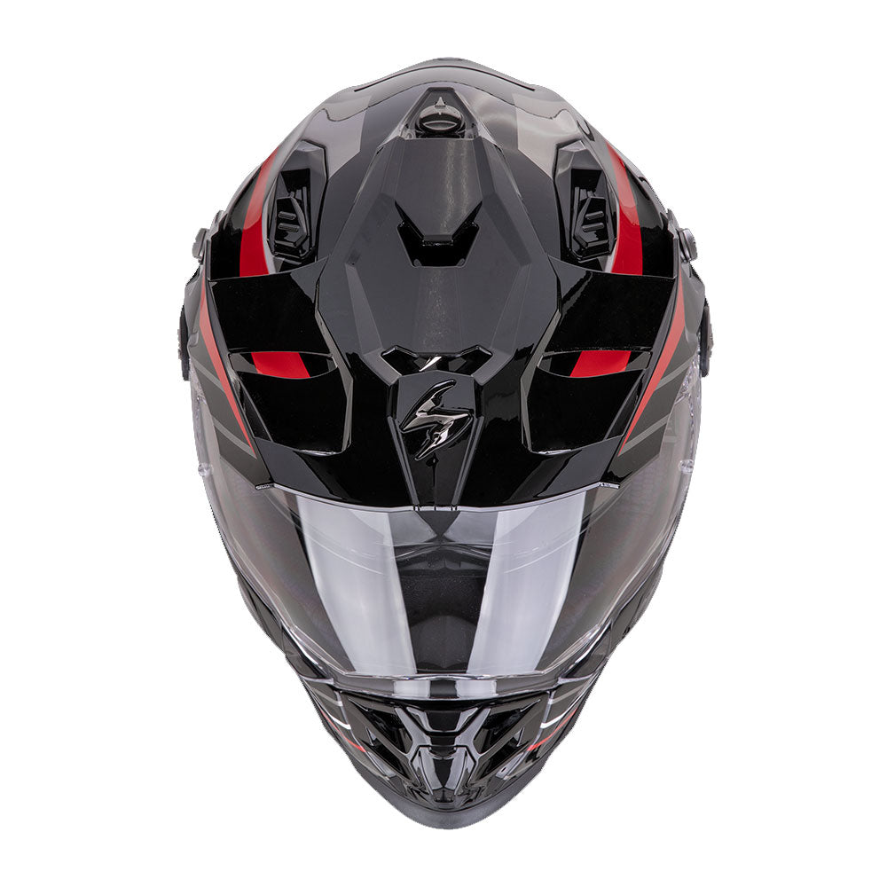 CASCO SCORPION ADF-9000 AIR FEAT BLACK / SLIVER / RED