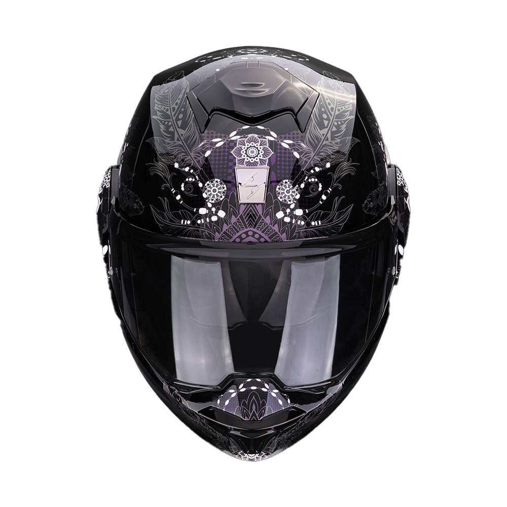 CASCO SCORPION EXO-TECH EVO DREAM CAMALEÓN NEGRO Imagen secundaria del producto