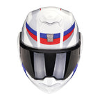 CASCO SCORPION EXO-TECH EVO PRO ACUTI BLANCO-AZUL-ROJO