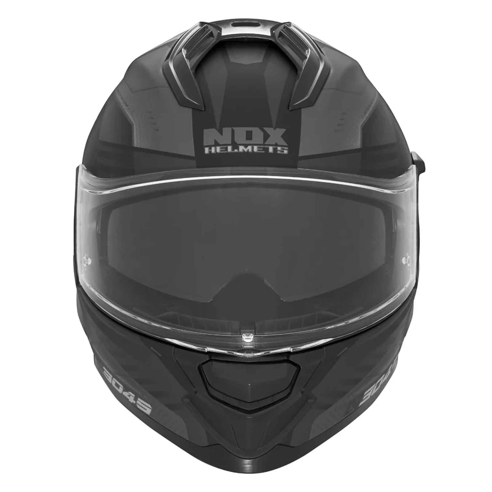 REVO N304-S CASCO INTEGRAL, NEGRO MATE Y AMARILLO