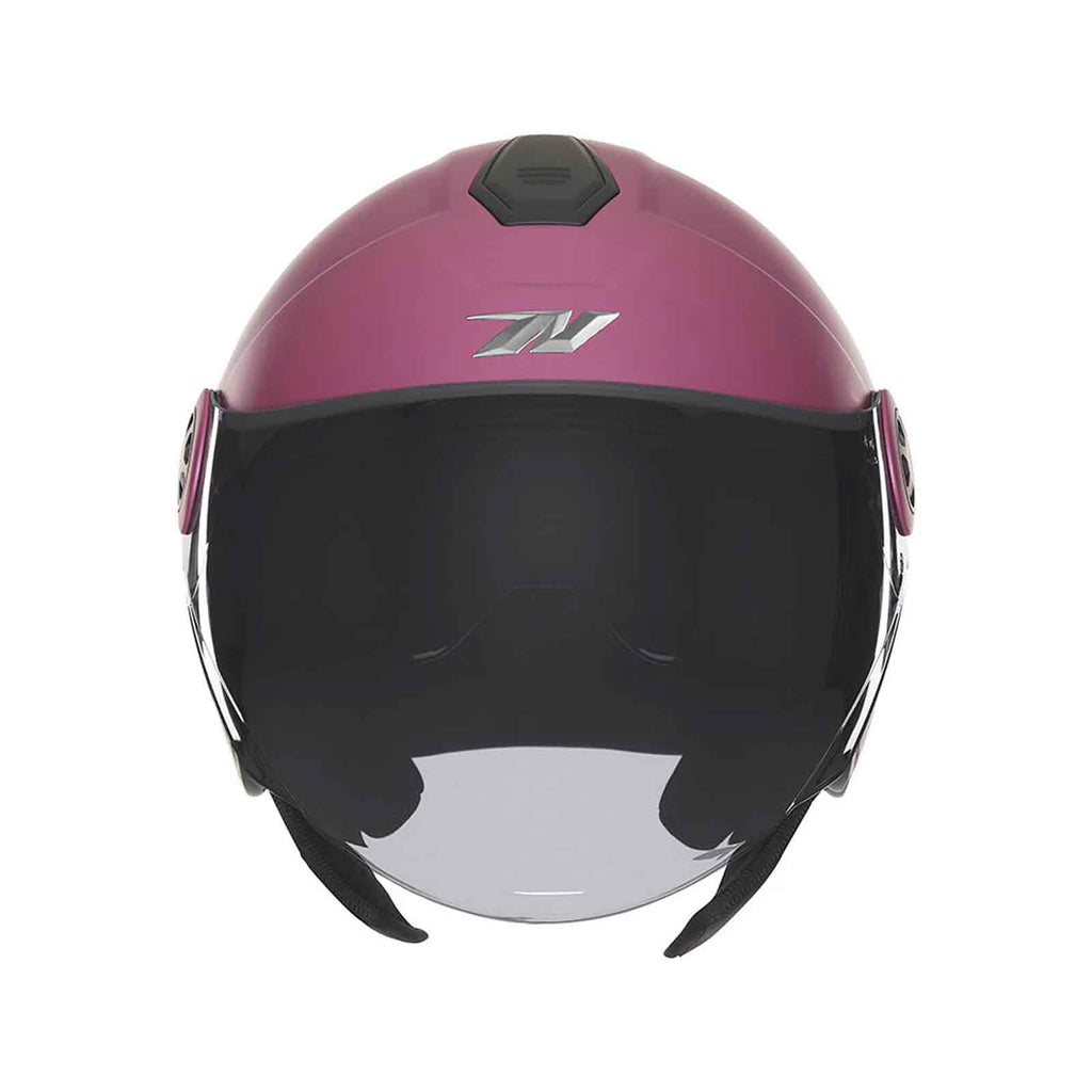 Casco jet NOX N182 fucsia