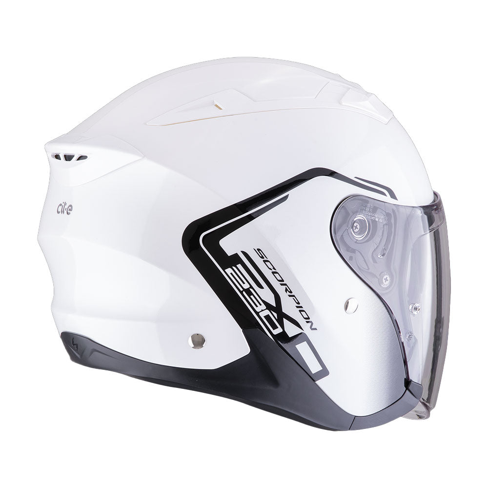 CASCO SCORPION EXO-230 CiT-E BLANCO-NEGRO Imagen secundaria del producto