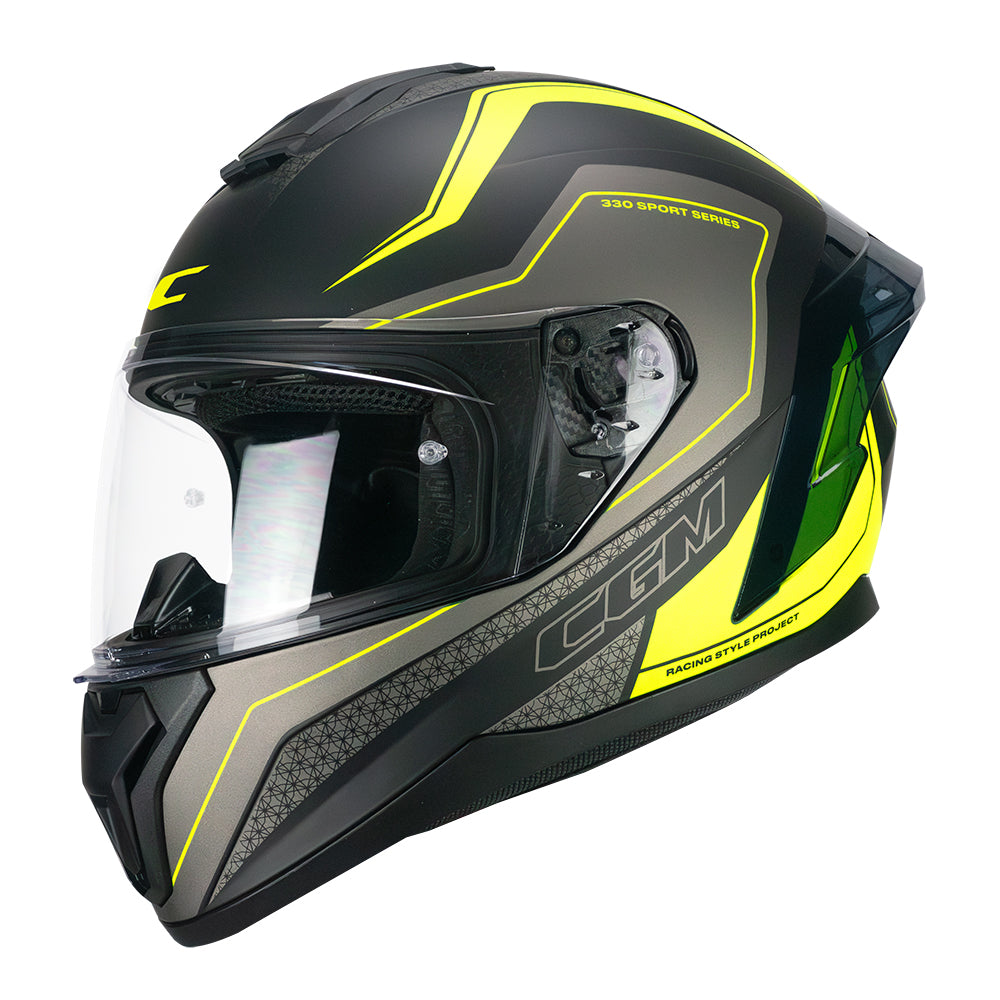 Nero Giallo fluo opaco 330G
