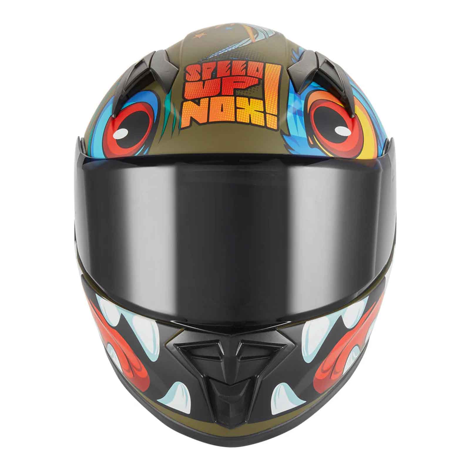 Casco integral infantil NOX N731 Scrappy, caqui mate Imagen secundaria del producto