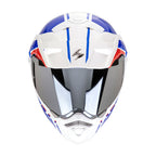 CASCO SCORPION ADX-2 LEWIS Blanco-Azul-Rojo